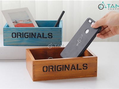 Khay gỗ chữ nhật nhỏ để bàn Original số 02